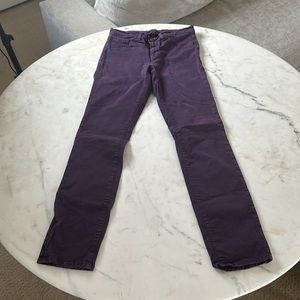 J BRAND eggplant purple jeans